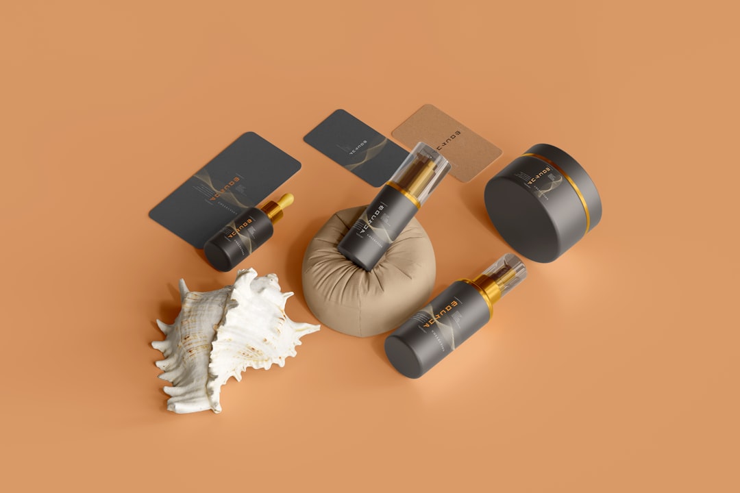 gentle skincare routine with a cleanser bottle, moisturizer jar, sunscreen tube, folded towel, and soft daylight